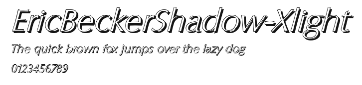 EricBeckerShadow-Xlight Preview