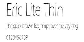 Eric Lite Thin Preview