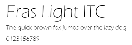 Eras Light ITC Preview