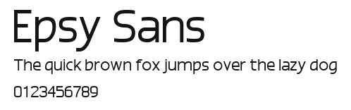 Epsy Sans Preview