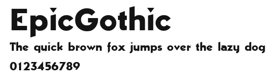 EpicGothic Preview