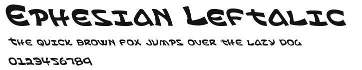 Ephesian Leftalic Preview