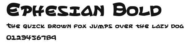 Ephesian Bold Preview
