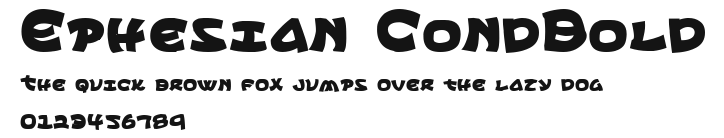 Ephesian CondBold Preview