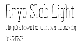 Enyo Slab Light Preview