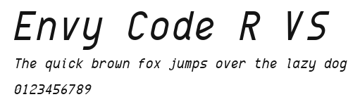 Envy Code R VS Preview
