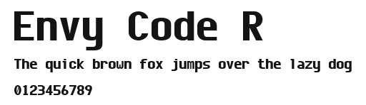 Envy Code R Preview