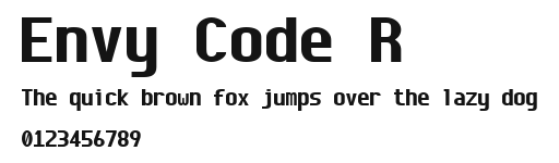 Envy Code R Preview