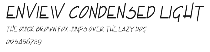 Enview Condensed Light Preview