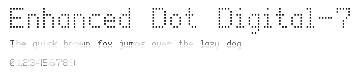 Enhanced Dot Digital-7 Preview