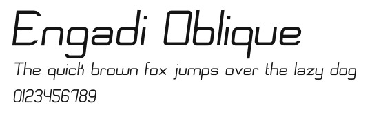 Engadi Oblique Preview