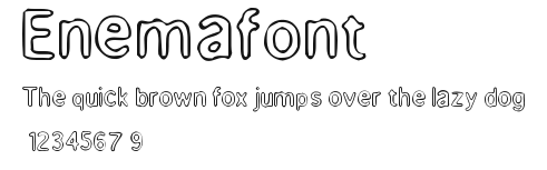 Enemafont Preview