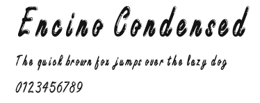 Encino Condensed Preview