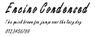 Encino Condensed Preview