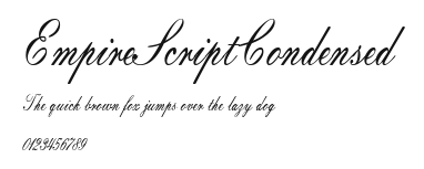 EmpireScriptCondensed Preview