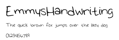 EmmysHandwriting Preview