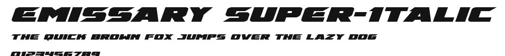 Emissary Super-Italic Preview