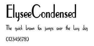 ElyseeCondensed Preview
