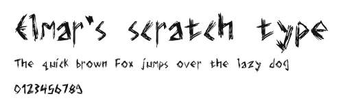 Elmar's scratch type Preview