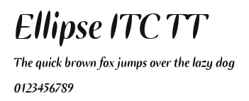 Ellipse ITC TT Preview