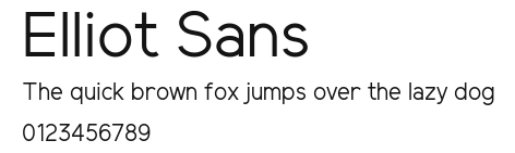 Elliot Sans Preview