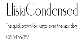 ElisiaCondensed Preview
