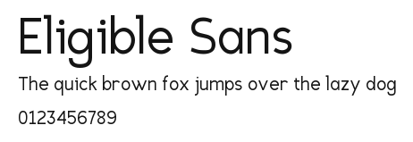 Eligible Sans Preview