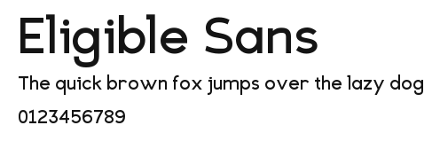Eligible Sans Preview