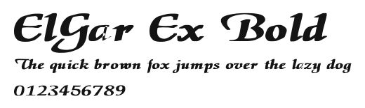 ElGar Ex Bold Preview