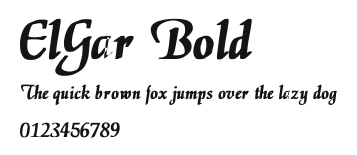 ElGar Bold Preview