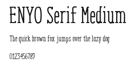 ENYO Serif Medium Preview