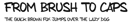 from brush to caps Preview