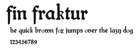 fin fraktur Preview