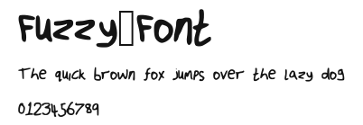 Fuzzy_Font Preview