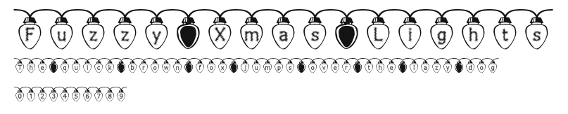 Fuzzy Xmas Lights Preview