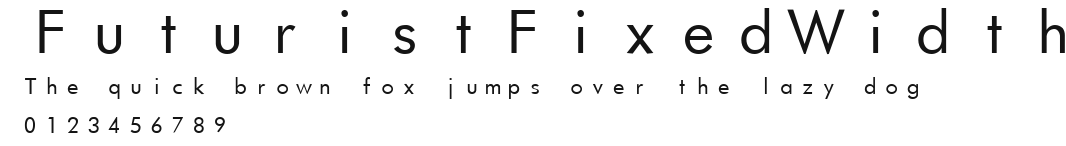 FuturistFixedWidth Preview