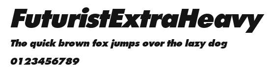 FuturistExtraHeavy Preview