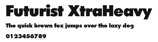 Futurist XtraHeavy Preview