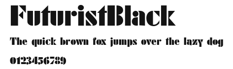 FuturistBlack Preview