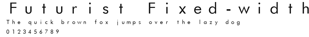 Futurist Fixed-width Preview