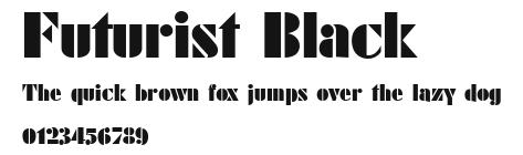Futurist Black Preview