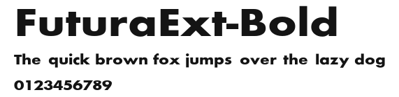 FuturaExt-Bold Preview