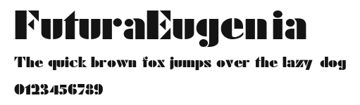 FuturaEugenia Preview