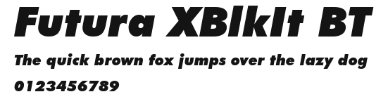Futura XBlkIt BT Preview