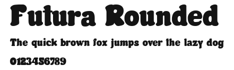 Futura Rounded Preview