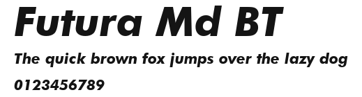 Futura Md BT Preview