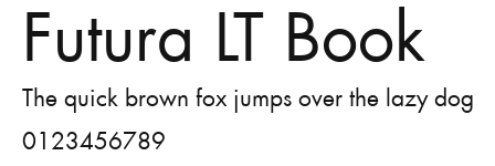 Futura LT Book Preview