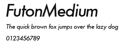 FutonMedium Preview