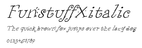 FunstuffXitalic Preview