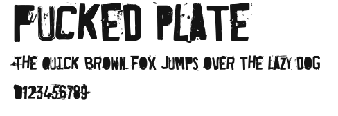 Fucked Plate Preview